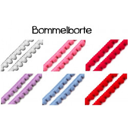 12mm Pompon Borte - Bommelborte